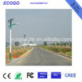 100W cree chip All parts led lamp solar panel battery pole